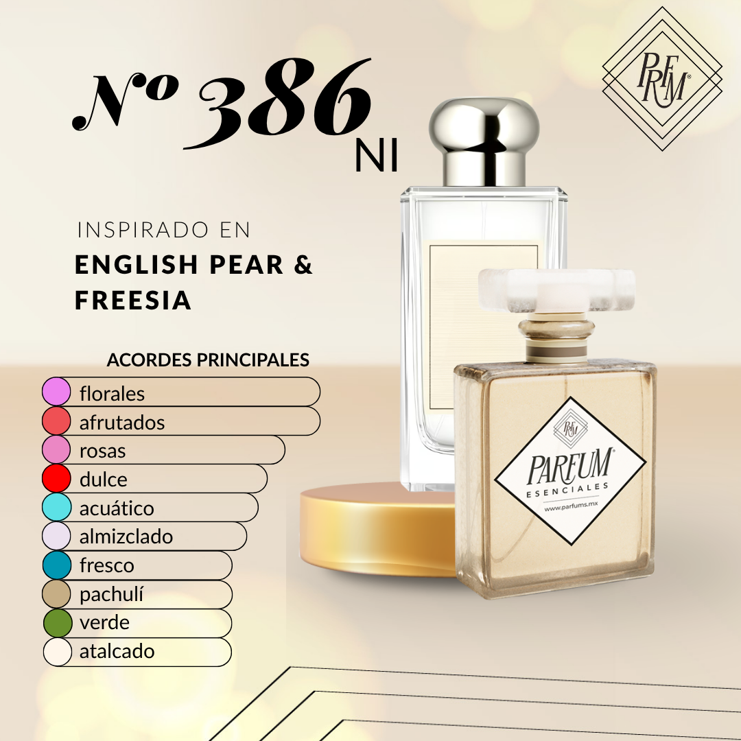 386NI- inspirado en ENGLISH PEAR & FREESIA FEM