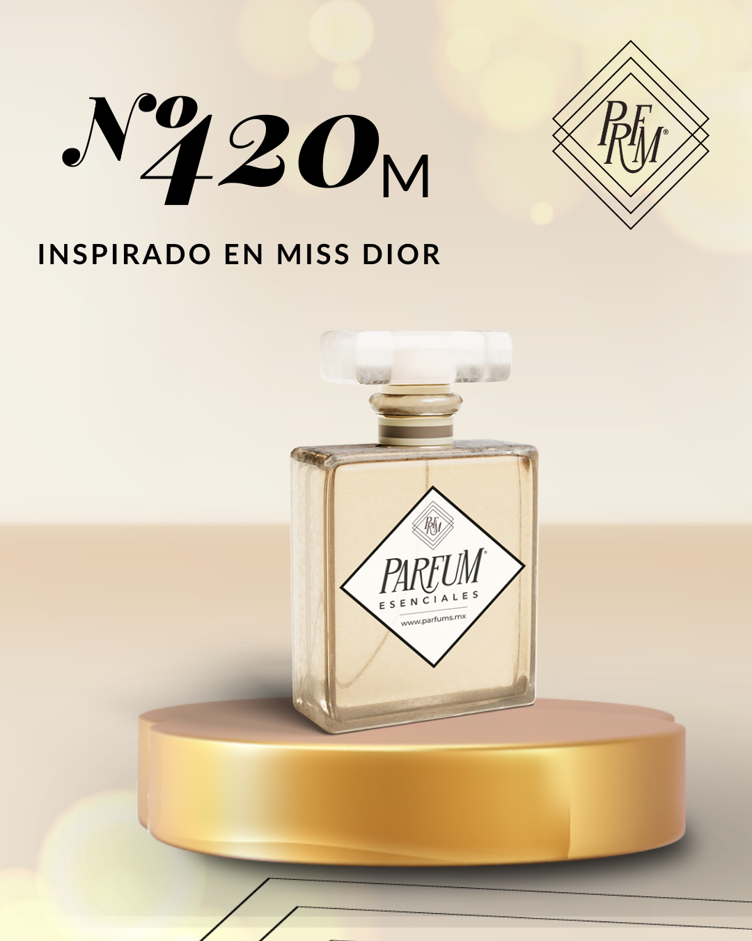 N°420M-Inspirado En-MISS DIOR