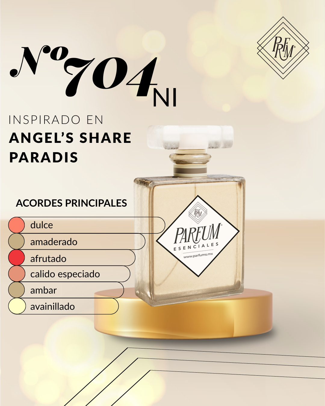705NI- inspirado en AMBER INTRIGUE