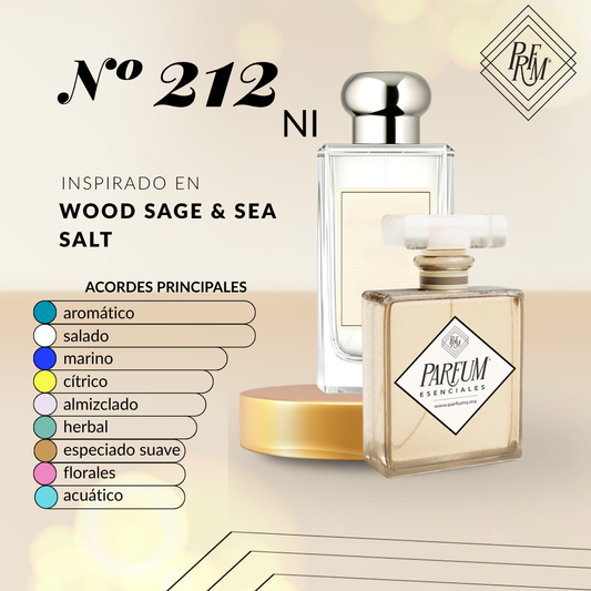 212NI- inspirado en WOOD & SEA SALT UNISEX