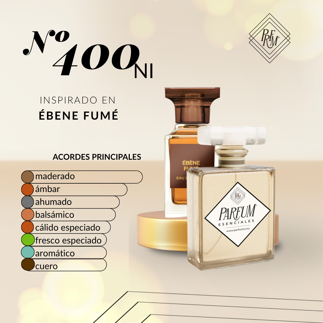 400NI- inspirado en  ÉBENE FUMÉ UNISEX