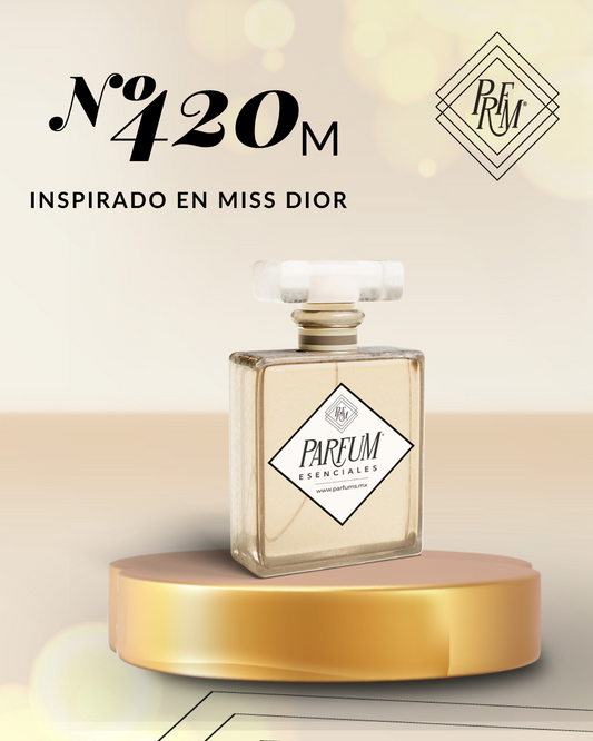 N°420M-Inspirado En-MISS DIOR